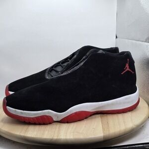 Mens Size 12 - Jordan Future Bred 2018 Suede Black Red AT0056-001‎